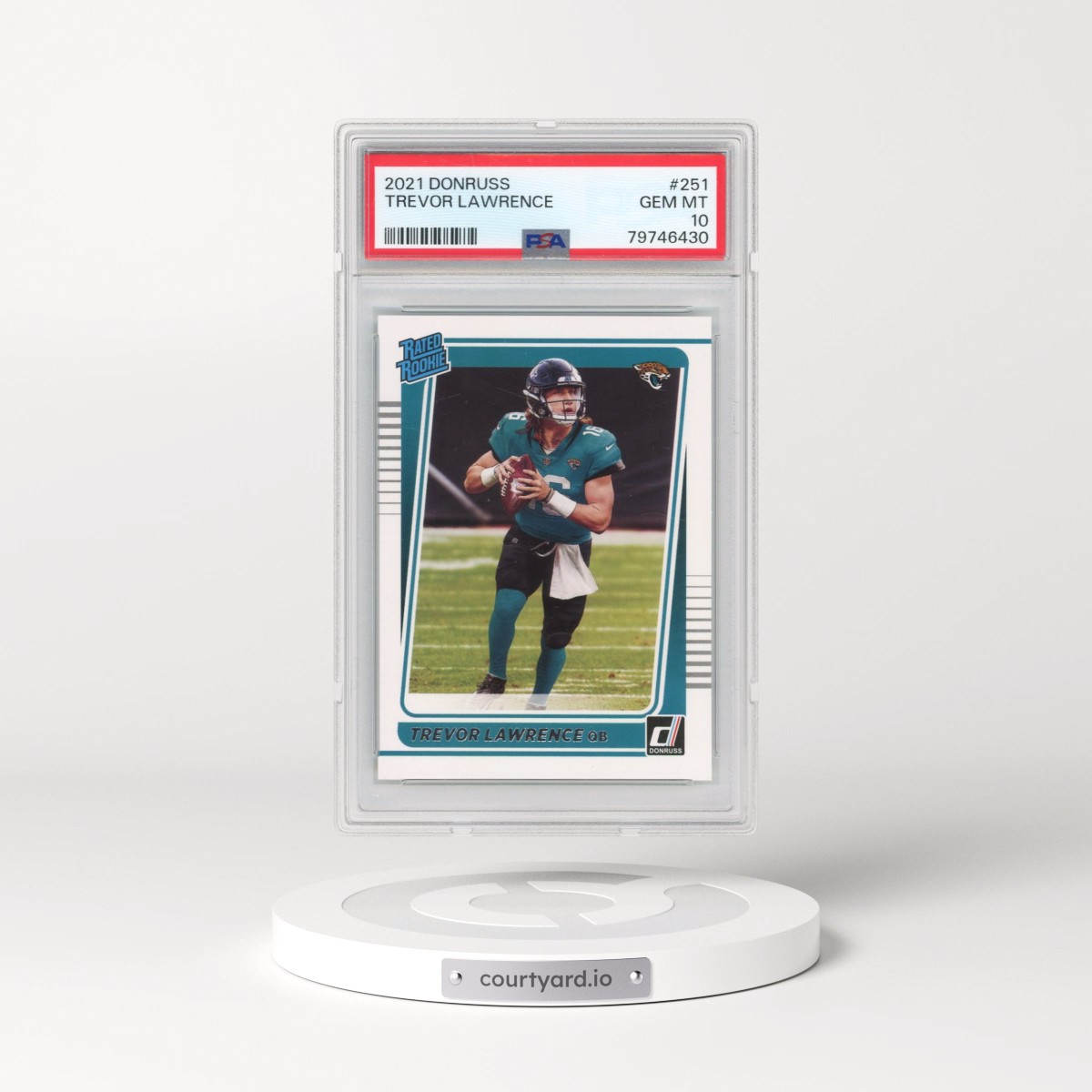 2021 Trevor Lawrence - Football Panini Donruss PSA 10 GEM MINT